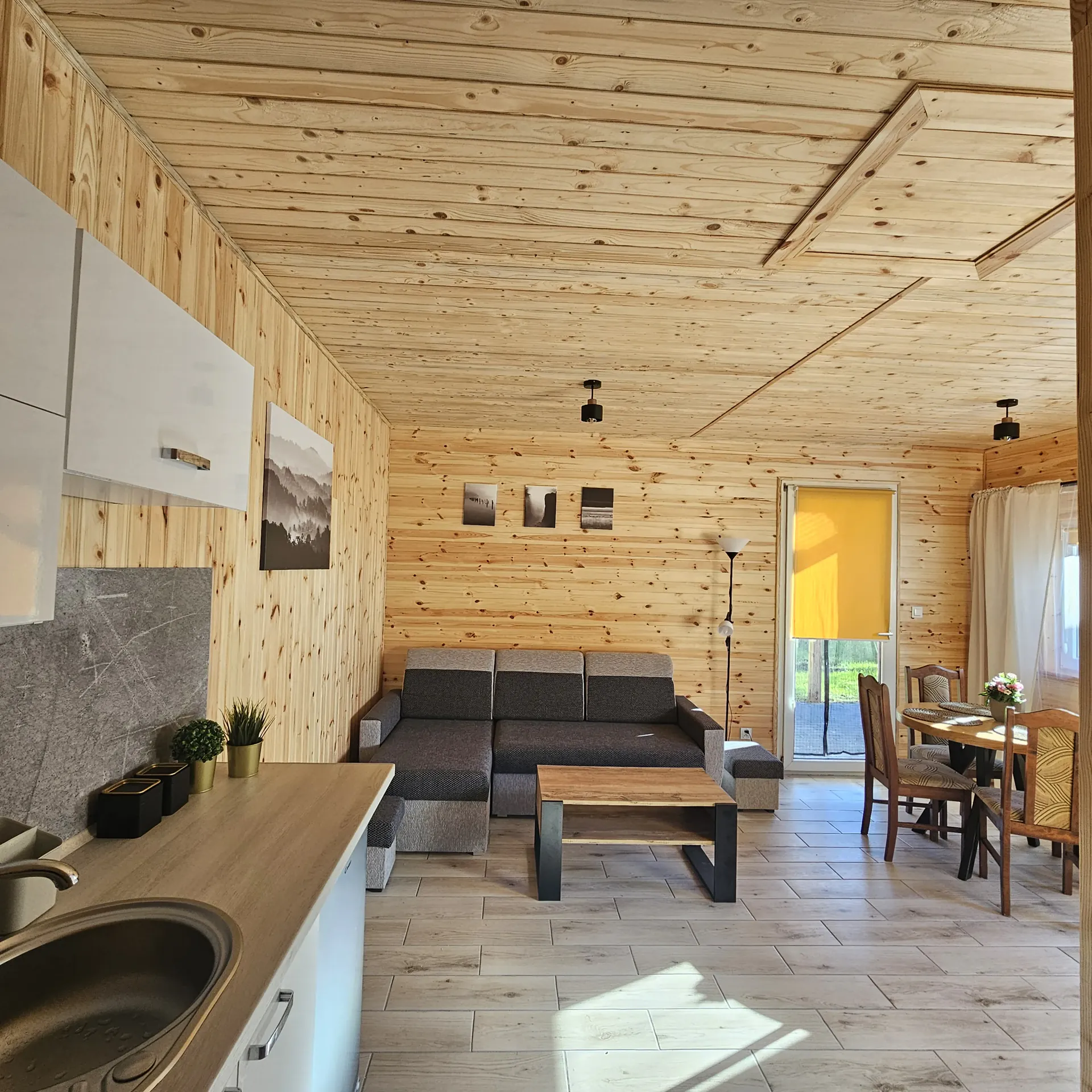 Salon z aneksem kuchennym